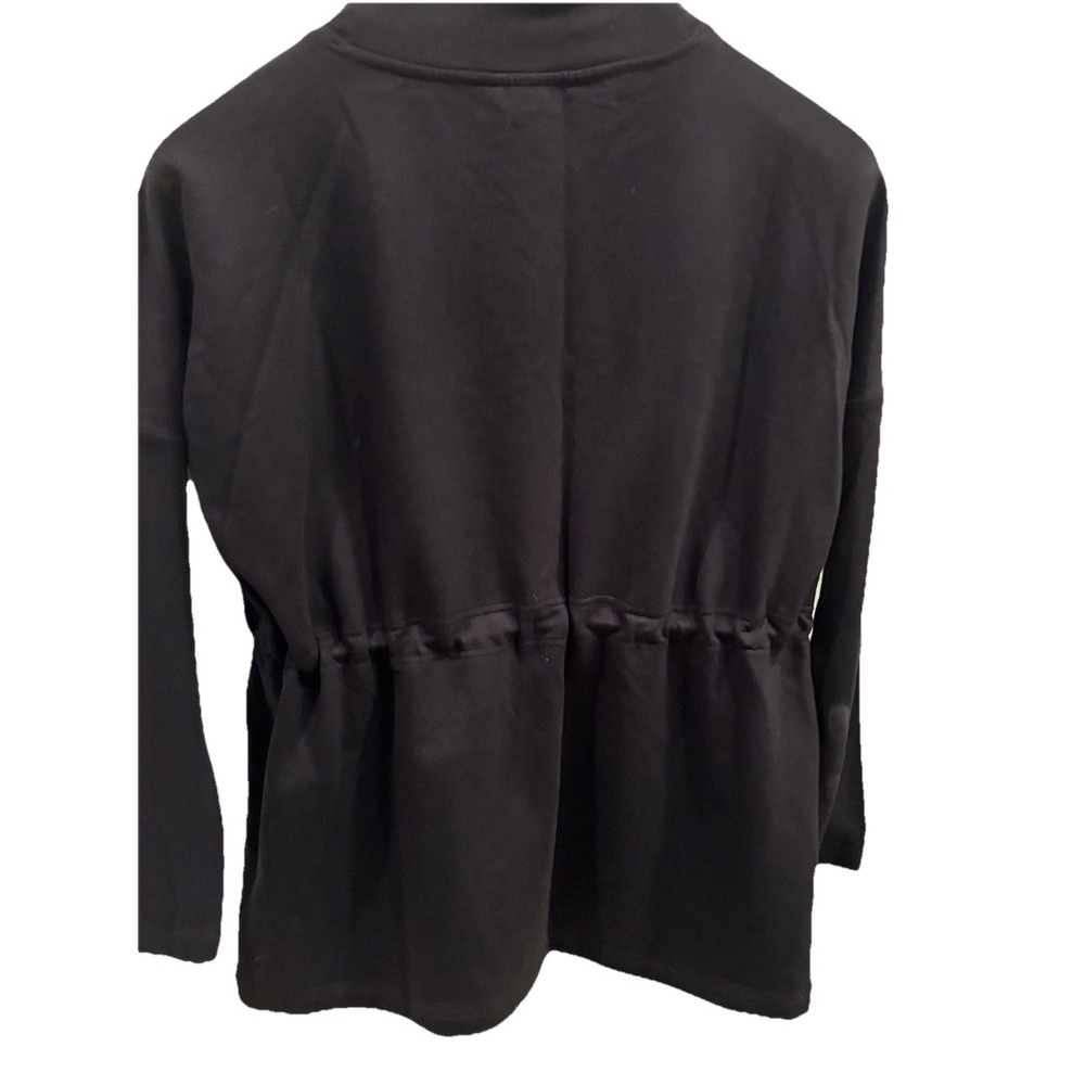 Athleta Balance Cinch Sweatshirt Turtleneck Shall Size X Small Drawstring Waist - Picture 3 of 9